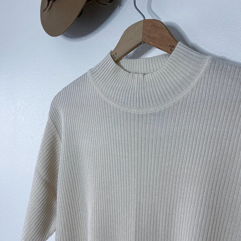 Sag Harbor Turtle Neck Short Sleeve Shirt | XL